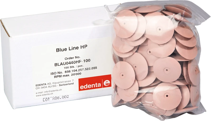 Packung 100 Stück blau, HP, Figur 257, 16 mm, ISO 055