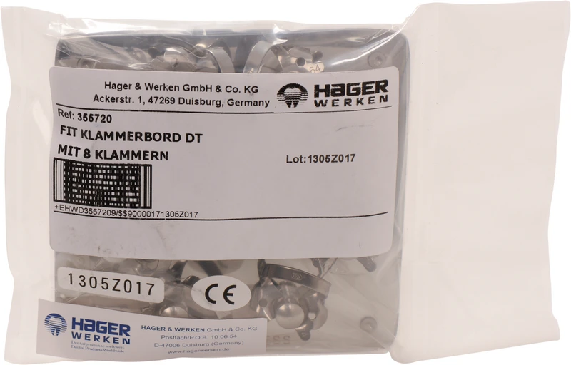 Kit Klammerbord 8 Klammern Kit Klammerbord 8 Klammern