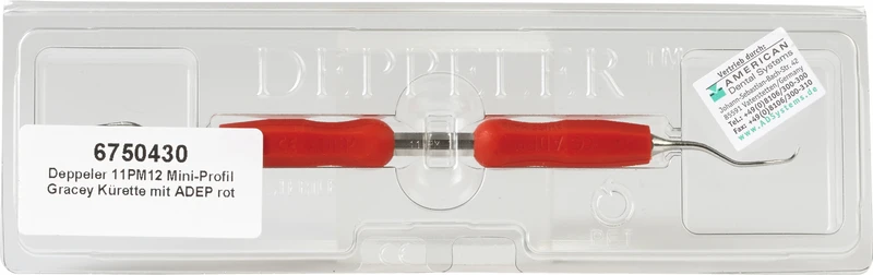 Stück Figur 11/12, ADEP Griff, rot