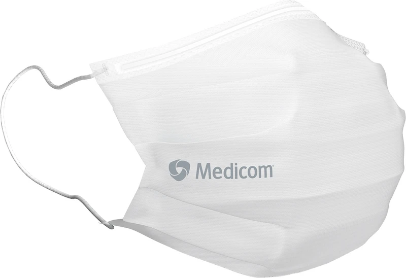 216859 - Medicom® SafeMask® Standard - Packung 50 Stück weiß, mit Ohrschlaufe 216859 - Medicom® SafeMask® Standard - Packung 50 Stück weiß, mit Ohrschlaufe