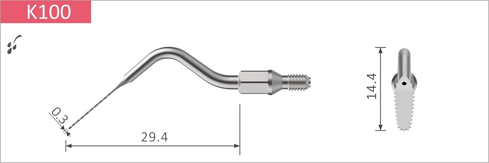 Stück, k100 Chirurgische Spitze. Minimalinvasive Chirurgie - Sagittal Stück, k100 Chirurgische Spitze. Minimalinvasive Chirurgie - Sagittal