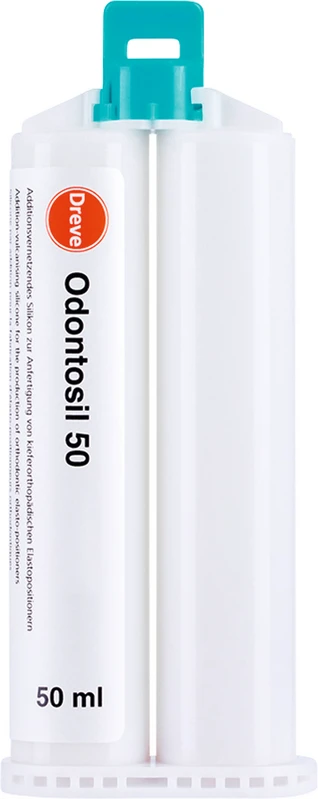 Packung 2 x 50 ml Doppelkartusche Shore 50, 12 Mischkanülen grün