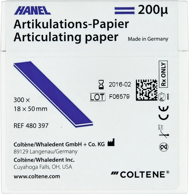 Packung 300 Stück blau, 18 x 50 mm