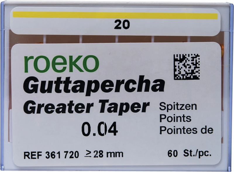 Packung 60 Stück Taper.04 ISO 020