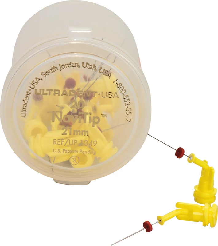 Packung 20 Stück gelb, Länge 21 mm, Ø 0,3 mm, 30ga