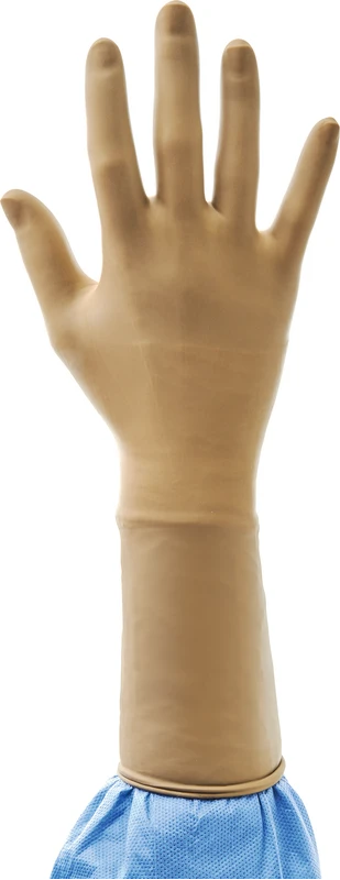 127983 - ENCORE® Latex Micro - Packung 50 Paar puderfrei, braun, Größe 9
