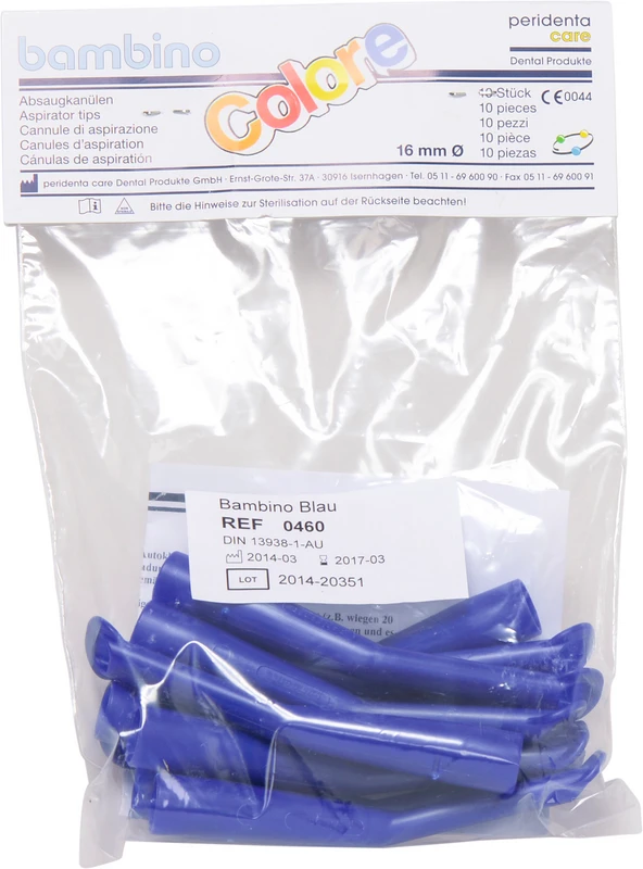 Packung 10 Stück blau