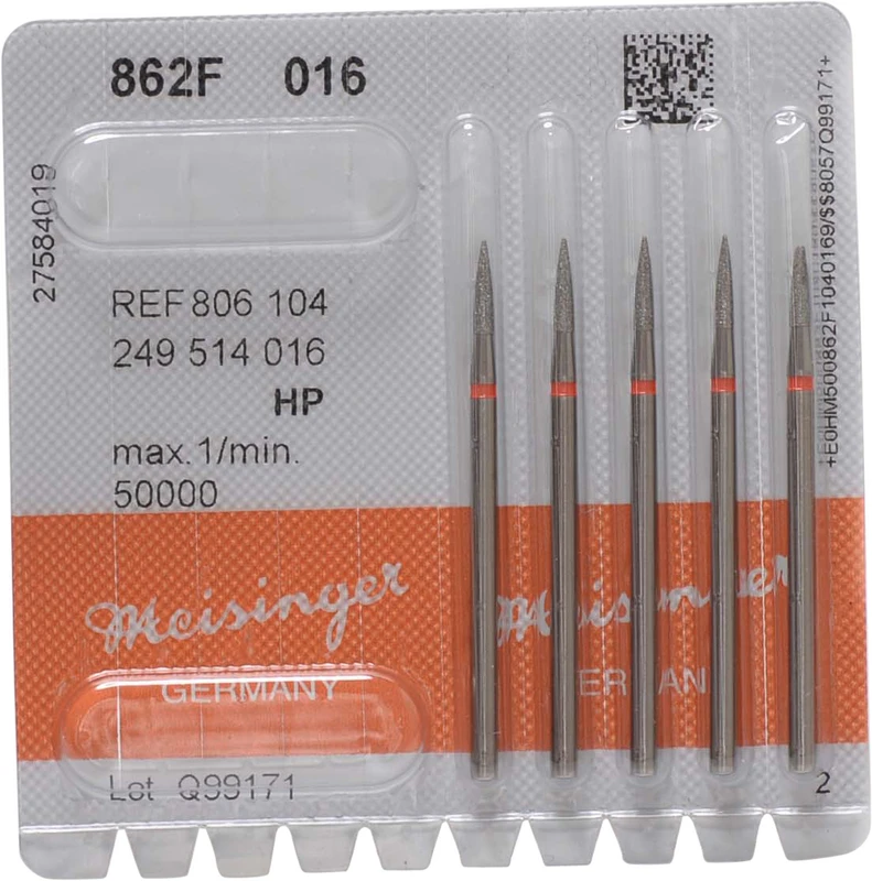 Packung 5 Stück rot fein, HP, Figur 249 Flamme, 8 mm, ISO 016 Packung 5 Stück rot fein, HP, Figur 249 Flamme, 8 mm, ISO 016
