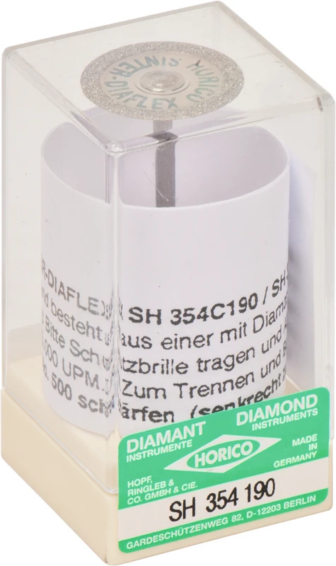 Stück doppelseitig, flexibel HP, Figur 354, 0,3 mm, ISO 190