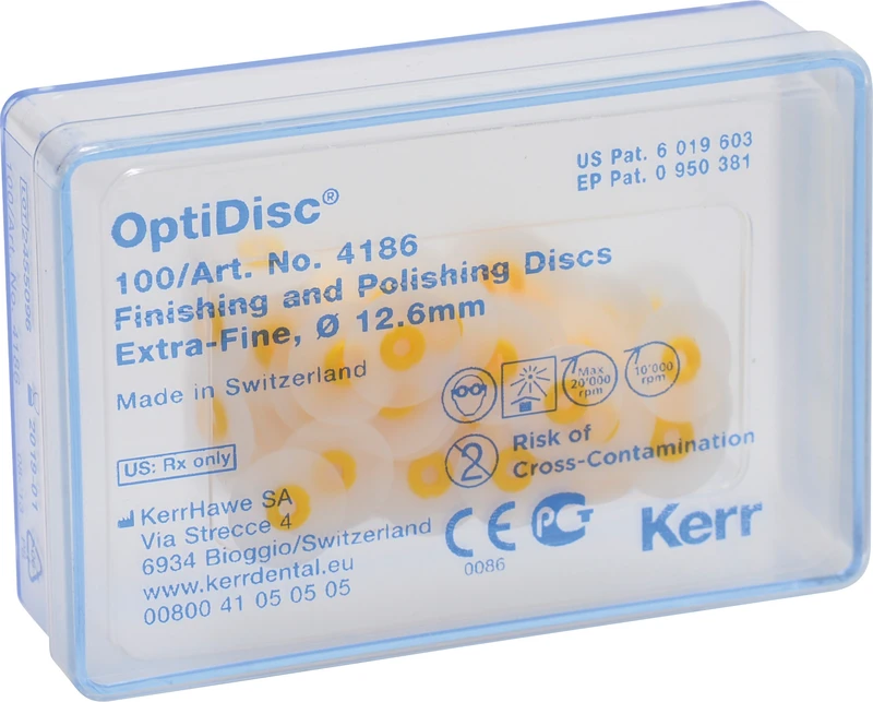 Nachfüllpackung 100 Stück unmontiert, gelb extra fein, Ø 12,6 mm