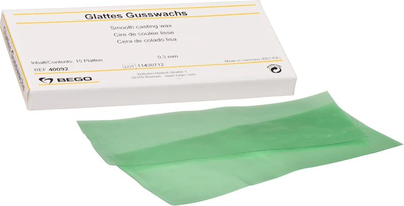 Packung 15 Stück grün, Stärke 0,3 mm Packung 15 Stück grün, Stärke 0,3 mm
