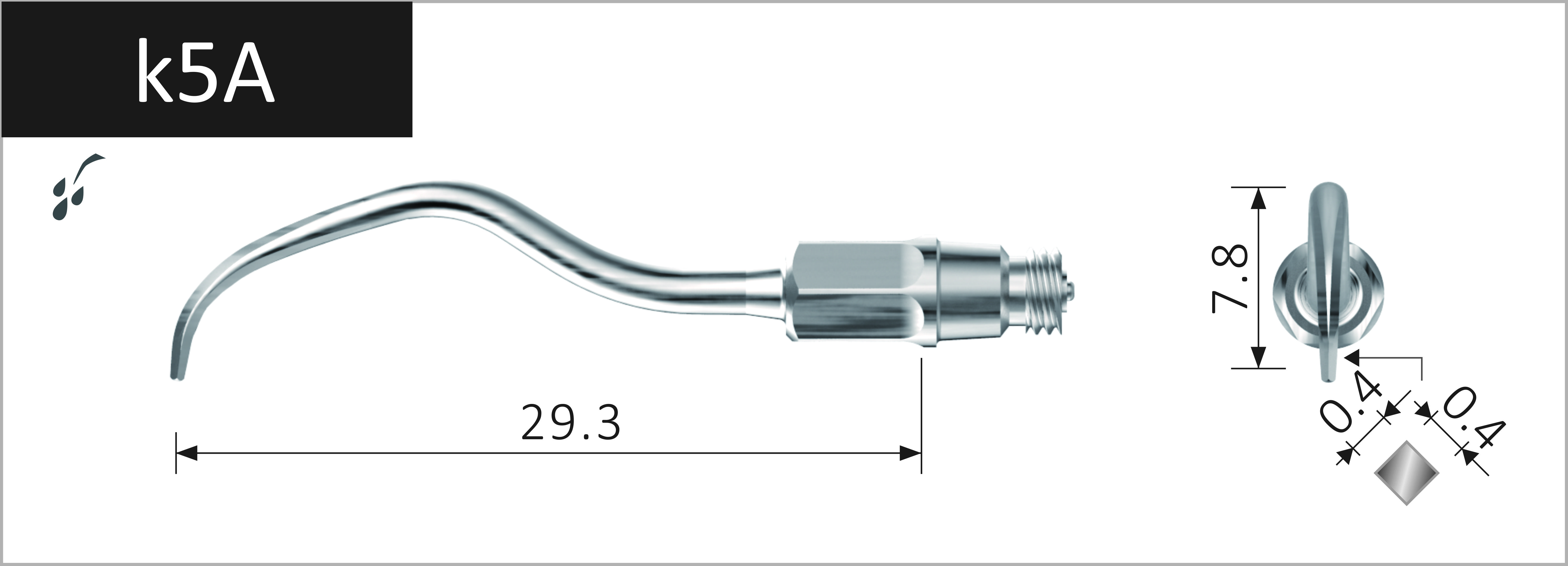  Stück, k5A General. Zur Zahnsteinentfernung von allen Zahnoberflächen. 