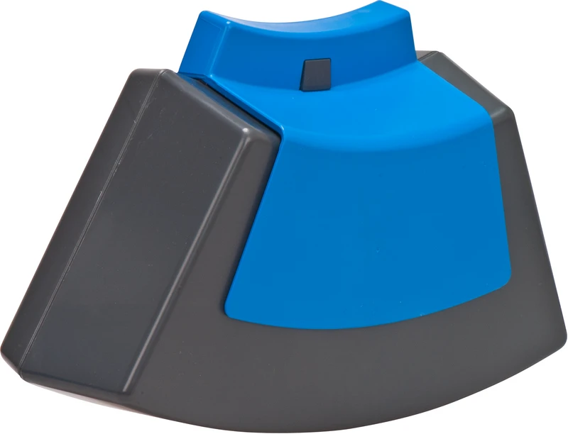Stück dunkelgrau, Clip blau Stück dunkelgrau, Clip blau