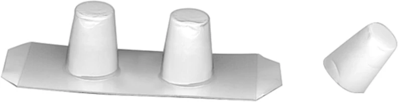Packung 10 Stück Ø max. 1,2 cm, Höhe 1,6 cm Packung 10 Stück Ø max. 1,2 cm, Höhe 1,6 cm