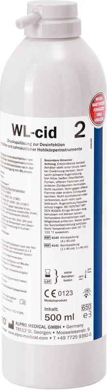 Starter Set 500 ml Sprühdose WL-cid, 300 ml Sprühdose WL-dry