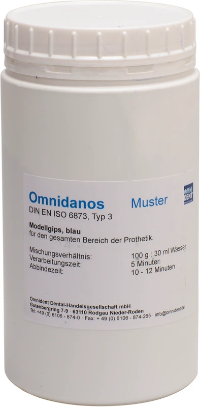 Muster 1 kg blau