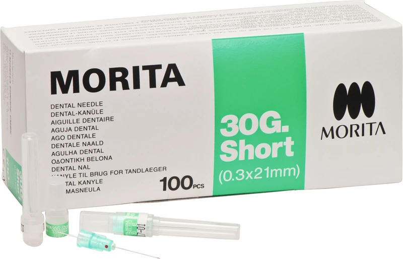 51437 - MORITA Kanülen - Packung 100 Stück 30 GS-21, 0,3 x 21 mm