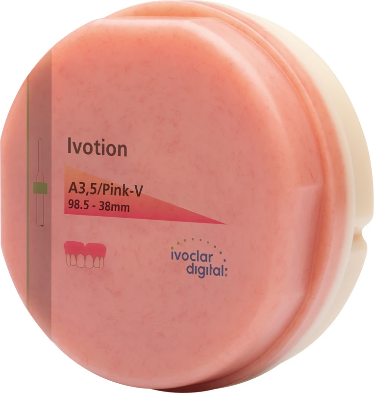 Stück Ø 98,5 mm, H 38 mm, A3,5/Pink-V, OK Stück Ø 98,5 mm, H 38 mm, A3,5/Pink-V, OK