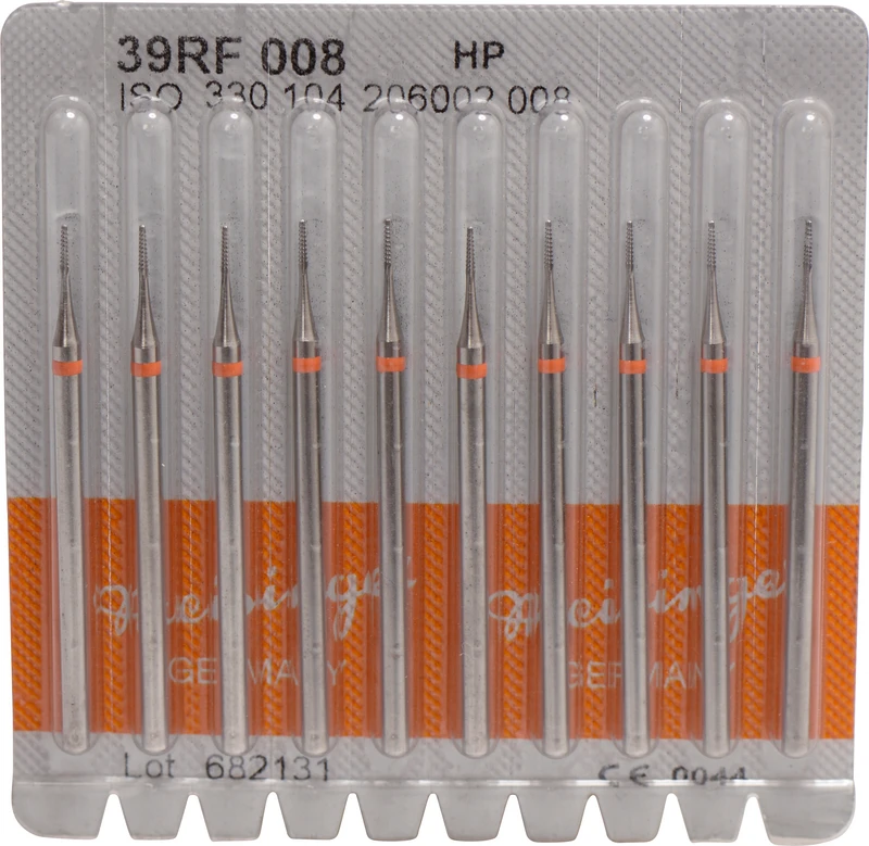 Packung 10 Stück HP, Figur 206 konisch, 3,6 mm, ISO 008 Packung 10 Stück HP, Figur 206 konisch, 3,6 mm, ISO 008