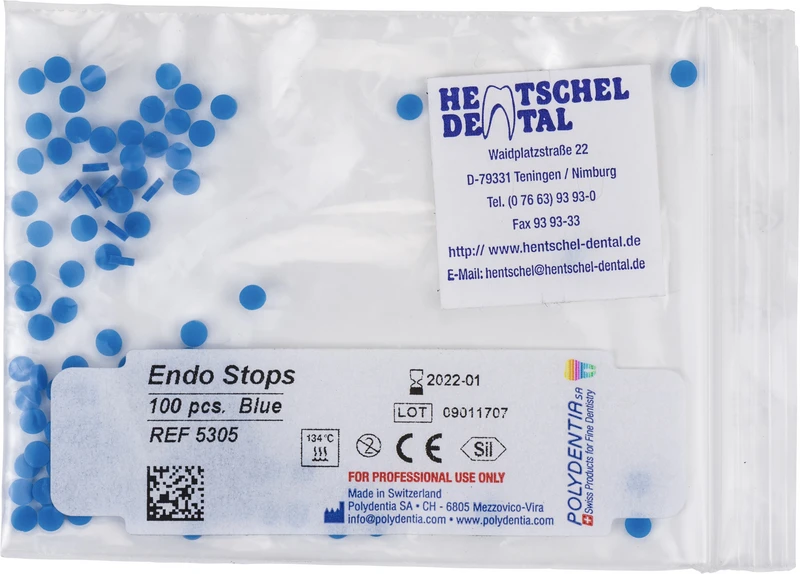 Packung 100 Stück blau Packung 100 Stück blau
