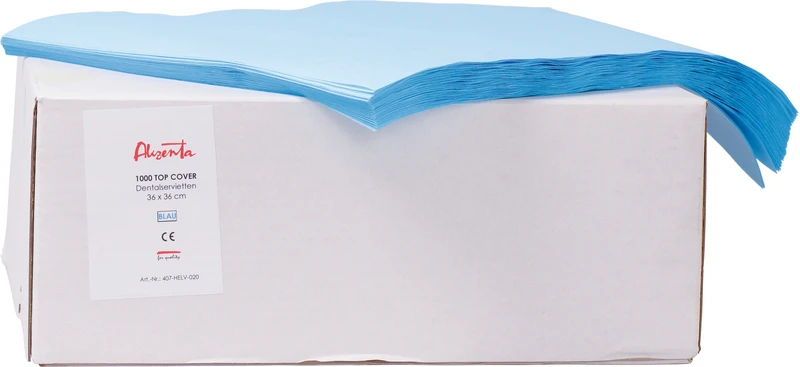 Karton 1.000 Stück blau, 36 x 36 cm Karton 1.000 Stück blau, 36 x 36 cm