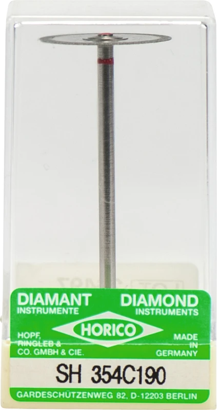 40718 - SINTER DIAFLEX® 354 - Stück doppelseitig, flexibel, rot fein, HP, Figur 354, 0,25 mm, ISO 190