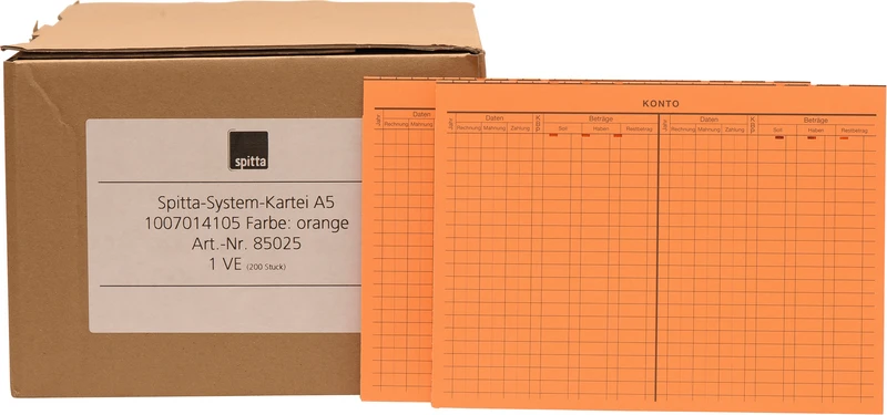 Packung 200 Stück orange Packung 200 Stück orange