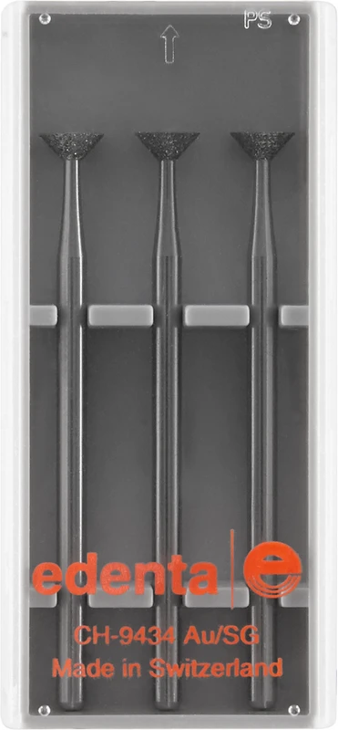 Packung 3 Stück Standard, HP, Figur 022 umgekehrter Kegel seitenbelegt, 2 mm, ISO 050 Packung 3 Stück Standard, HP, Figur 022 umgekehrter Kegel seitenbelegt, 2 mm, ISO 050