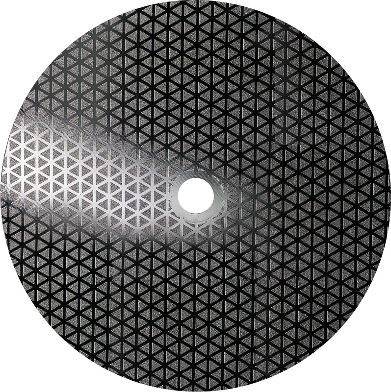Stück 1 Teildiamantschleifscheibe DELTA inklusive 1 Alu-Träger 8 mm, Ø 250 mm Stück 1 Teildiamantschleifscheibe DELTA inklusive 1 Alu-Träger 8 mm, Ø 250 mm