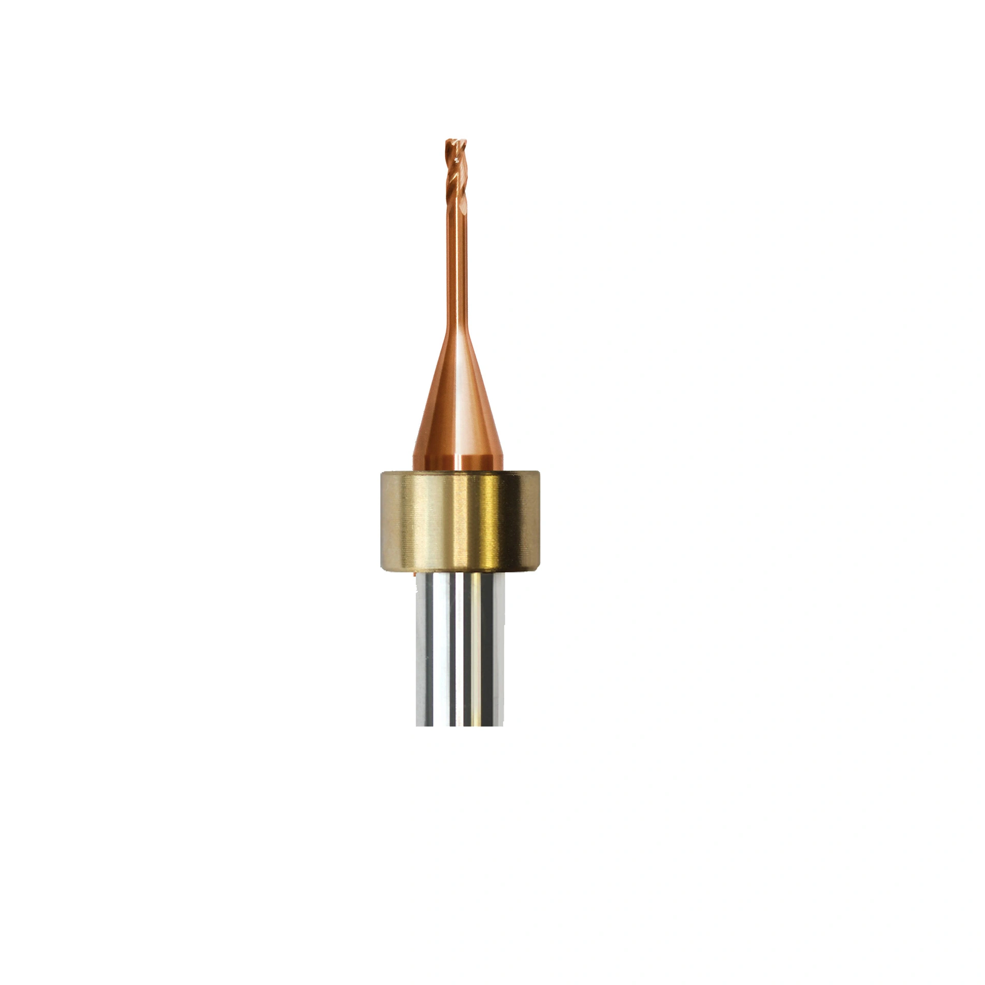  Stück Torus, Dreischneider, rot, Kopf-Ø 2 mm, Schaft-Ø 6 mm, GL: 45 mm 