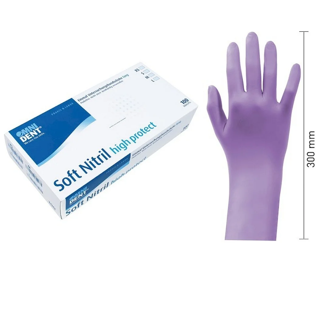 Packung 100 Stück puderfrei, violett, L Packung 100 Stück puderfrei, violett, L