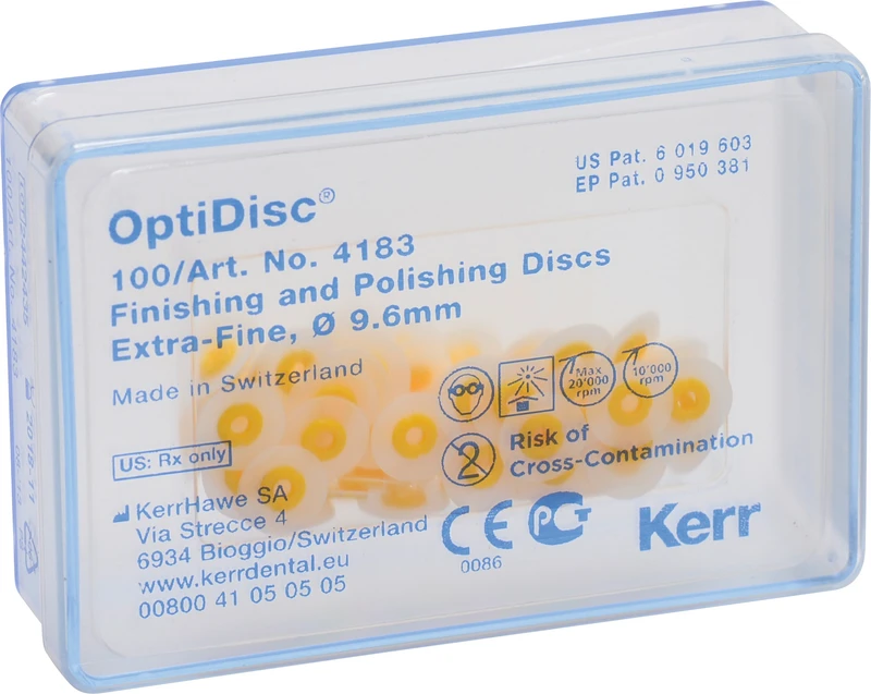 Nachfüllpackung 100 Stück unmontiert, gelb extra fein, Ø 9,6 m