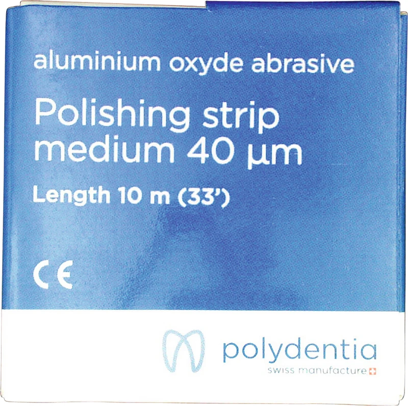 11426 - Abrasive Polishing Strip - Rolle 10 m Stück in Spender blau, 40 µm