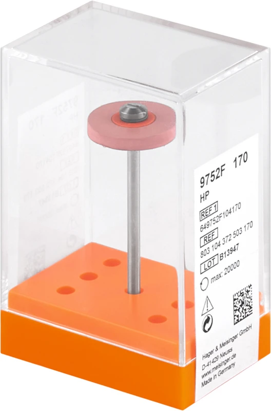 13585 - Diamantpolierer 9752 - Stück rosa ISO 170, HP