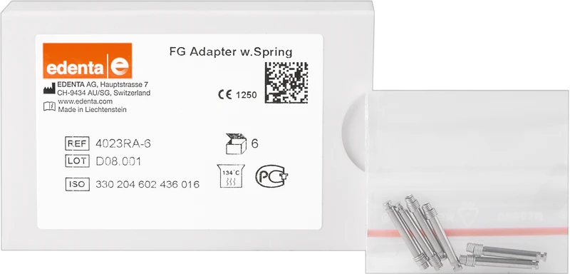 Packung 6 Stück mit Feder, FG, ISO 016 Packung 6 Stück mit Feder, FG, ISO 016