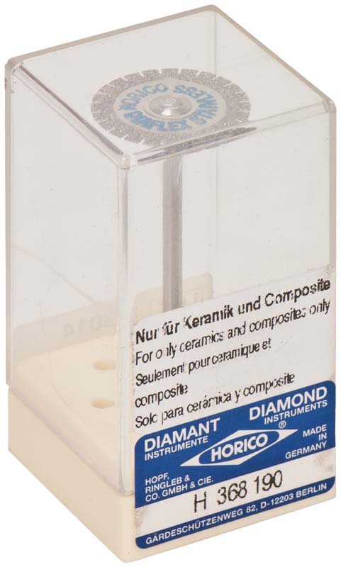 Stück doppelseitig, flexibel, HP, Figur 368, 0,3 mm, ISO 190 Stück doppelseitig, flexibel, HP, Figur 368, 0,3 mm, ISO 190