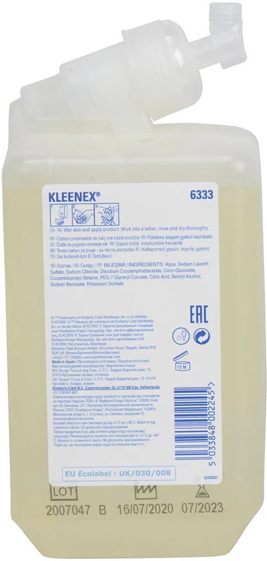 Karton 6 x 1 Liter Kartusche transparent Karton 6 x 1 Liter Kartusche transparent