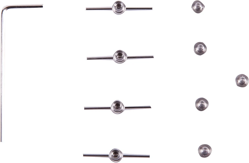 Packung 4 Befestigungsteile mit Schrauben Packung 4 Befestigungsteile mit Schrauben