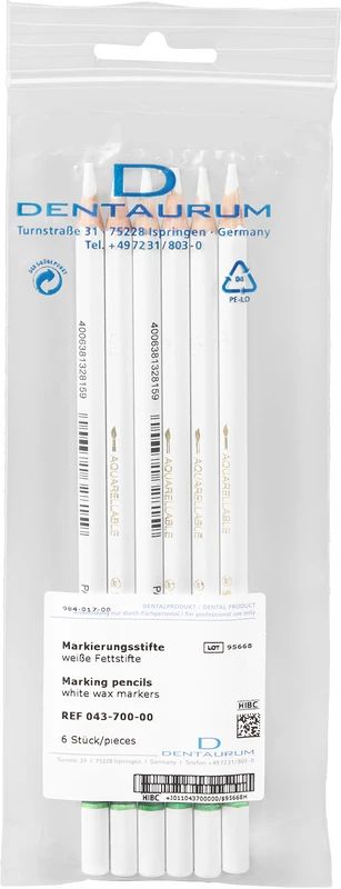 Packung 6 Stück weiß Packung 6 Stück weiß