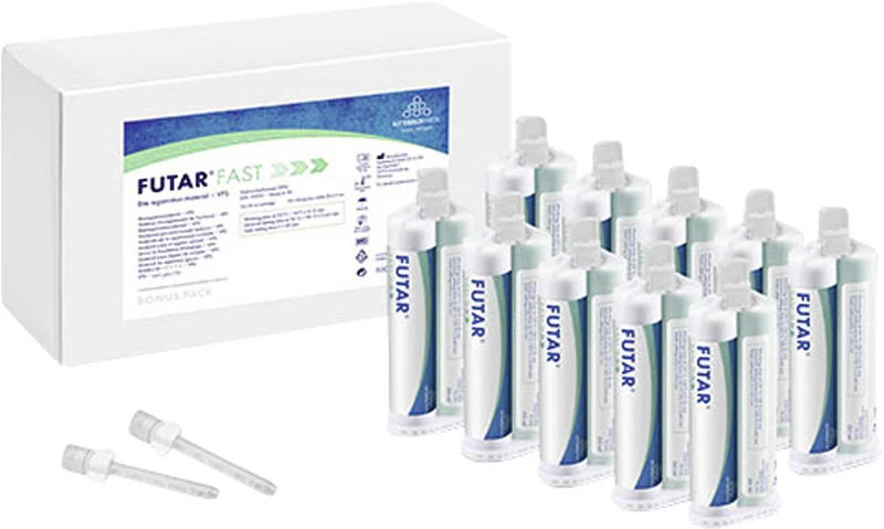 Packung 10 x 50 ml Doppelkartusche, 30 Mischkanülen