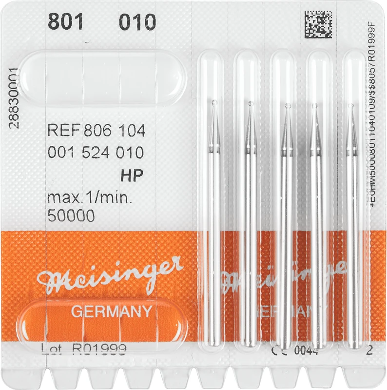 22994 - Diamanten 801 - Packung 5 Stück blau mittel, HP, Figur 001 Rund, ISO 010 22994 - Diamanten 801 - Packung 5 Stück blau mittel, HP, Figur 001 Rund, ISO 010
